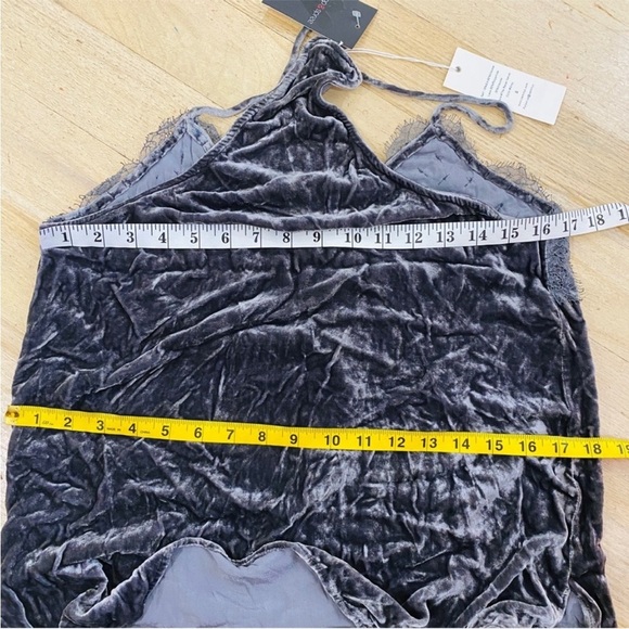 CAMI NYC velvet camisole in grey NEW - Picture 3 of 3